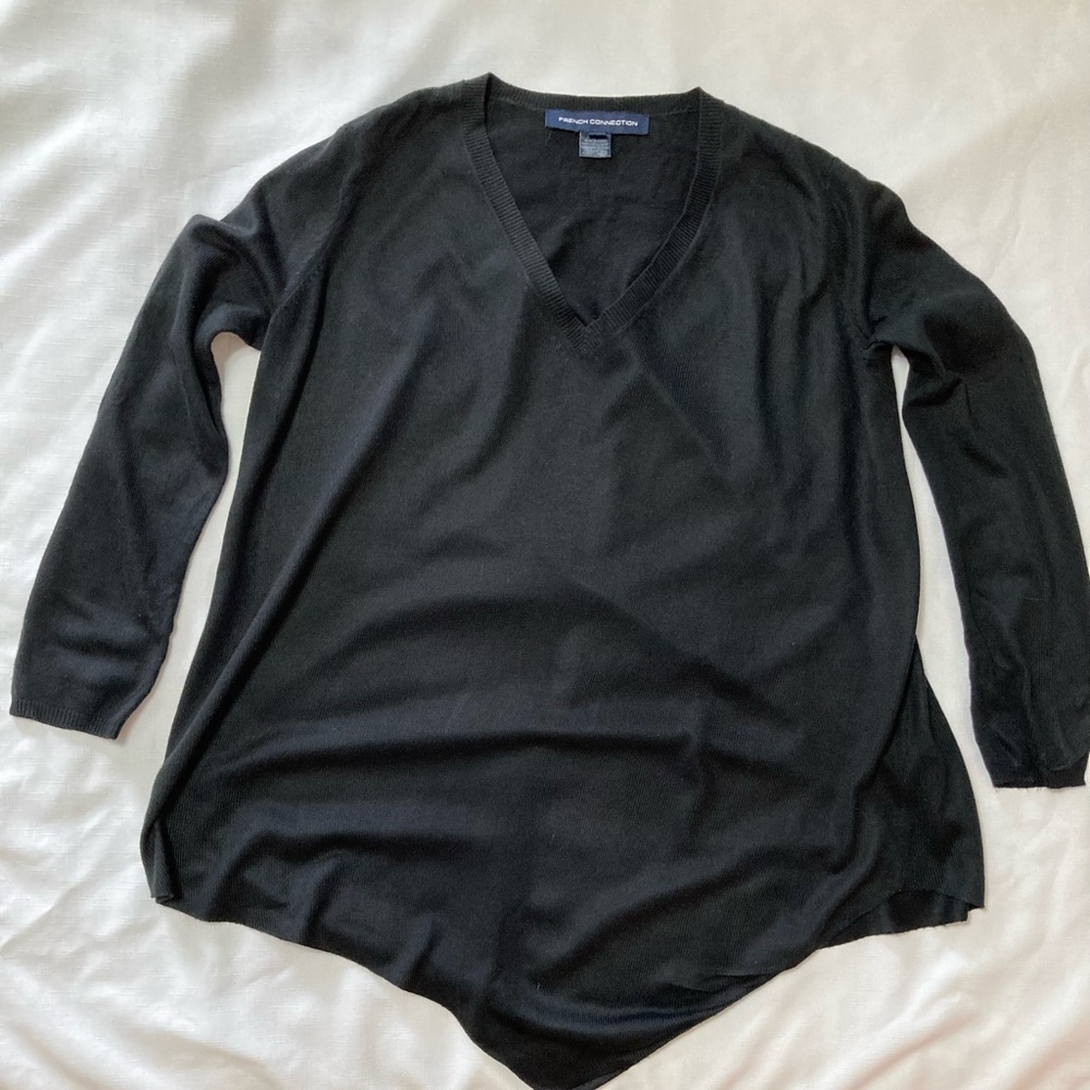 French Connection Women’s black sweater Size M